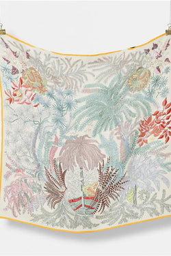 Silky Satin Square Scarf