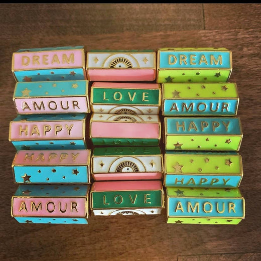 Enamel Tube Slider Charm