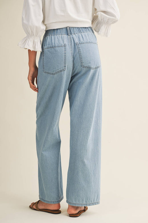 Relaxed Denim Pants