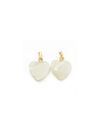 Heart Shell Charm in Gold