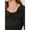 Modal Knotted Neck Top