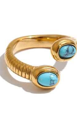 Waterproof Turquoise Ring