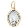 Birthstone Glass Charm