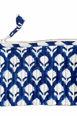 Buta Block Print Mini Pouch