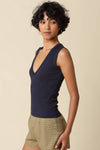Kenny V-Neck Fitted Tank