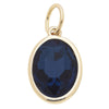 Birthstone Glass Charm