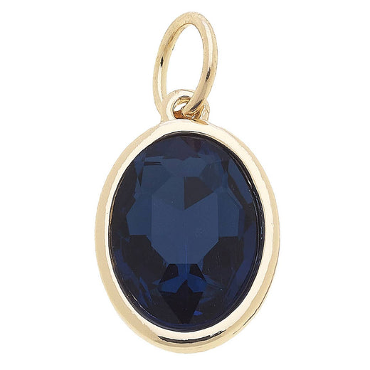 Birthstone Glass Charm