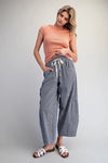 Navy Stripe Pants