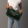 Ruffle Saying Travel Pouch