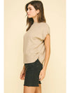 Sweater Vest with Shirring Detail