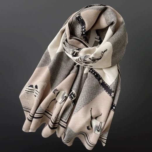 Equestrian Viscose Winter Scarf