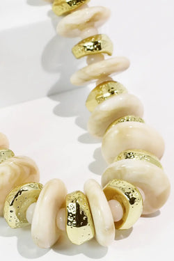 Multi Disc Statement Necklace