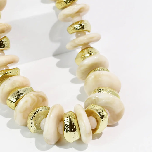 Multi Disc Statement Necklace