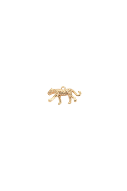 Gold Cheetah Charm