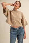 Marled Knit Sweater