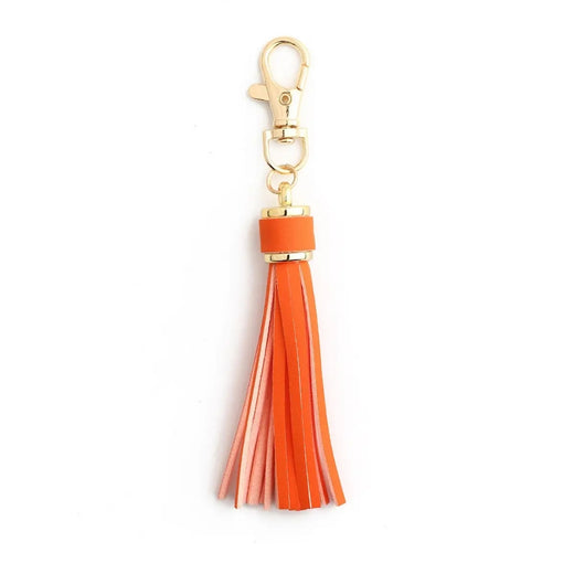 Leather Fringe Keychain