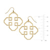 Gold Filigree Cut Out Earrings