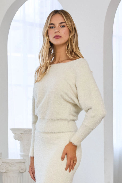 Shimmer Knit Sweater