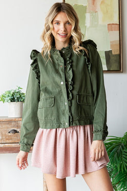 Olivia Ruffle Jacket