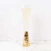 Gold Hammered Champagne Glass