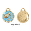 Zodiac Charm - 18K Gold PVD Epoxy