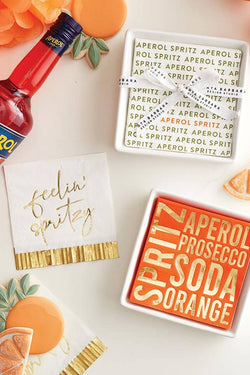 Cocktail Napkin with Fringe - Feelin' Spritzy