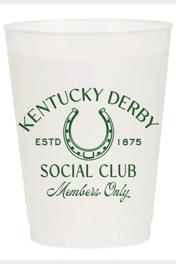 Derby Party Frosted Cups, 10 pack