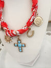 Cross Scarf Neckace