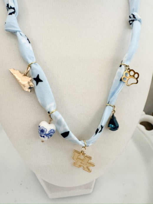 UK Scarf Charm Necklace