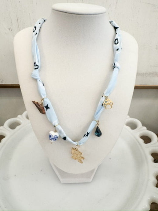 UK Scarf Charm Necklace