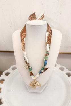 Kentucky Scarf Charm Necklace