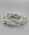Oval Chain & Rope Stretch Bracelet