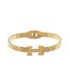 H Inspired Designer Cuff