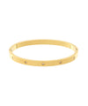 Star Engraved Bangle