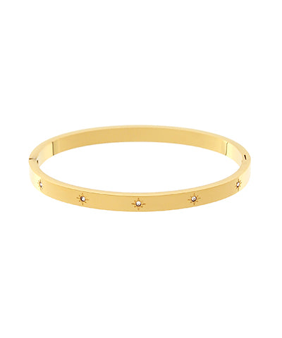 Star Engraved Bangle