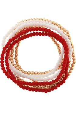 Colorful Acrylic Beaded Bracelet