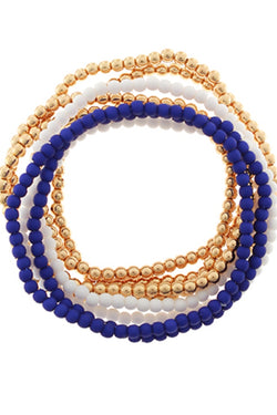 Colorful Acrylic Beaded Bracelet