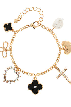 Dainty Multi Charm Bracelets