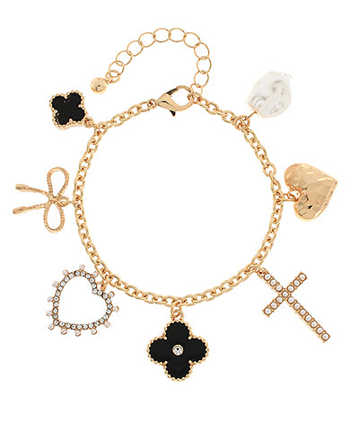 Dainty Multi Charm Bracelets