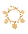 Bold Heart Charm Bracelet