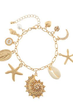 Guadelope & Sea Life Charm Bracelet