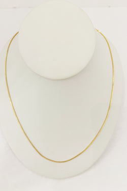 20" Gold Plated Necklace