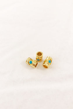 Evil Eye Tube Spacer Bead