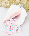 Pink Coastal Signature Engraved Tile Set by Amahj Line