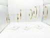 Gold Ball Hoop Earrings