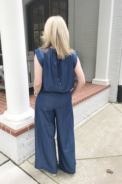 Summer Fun Shirt and Wide Leg Pants Set