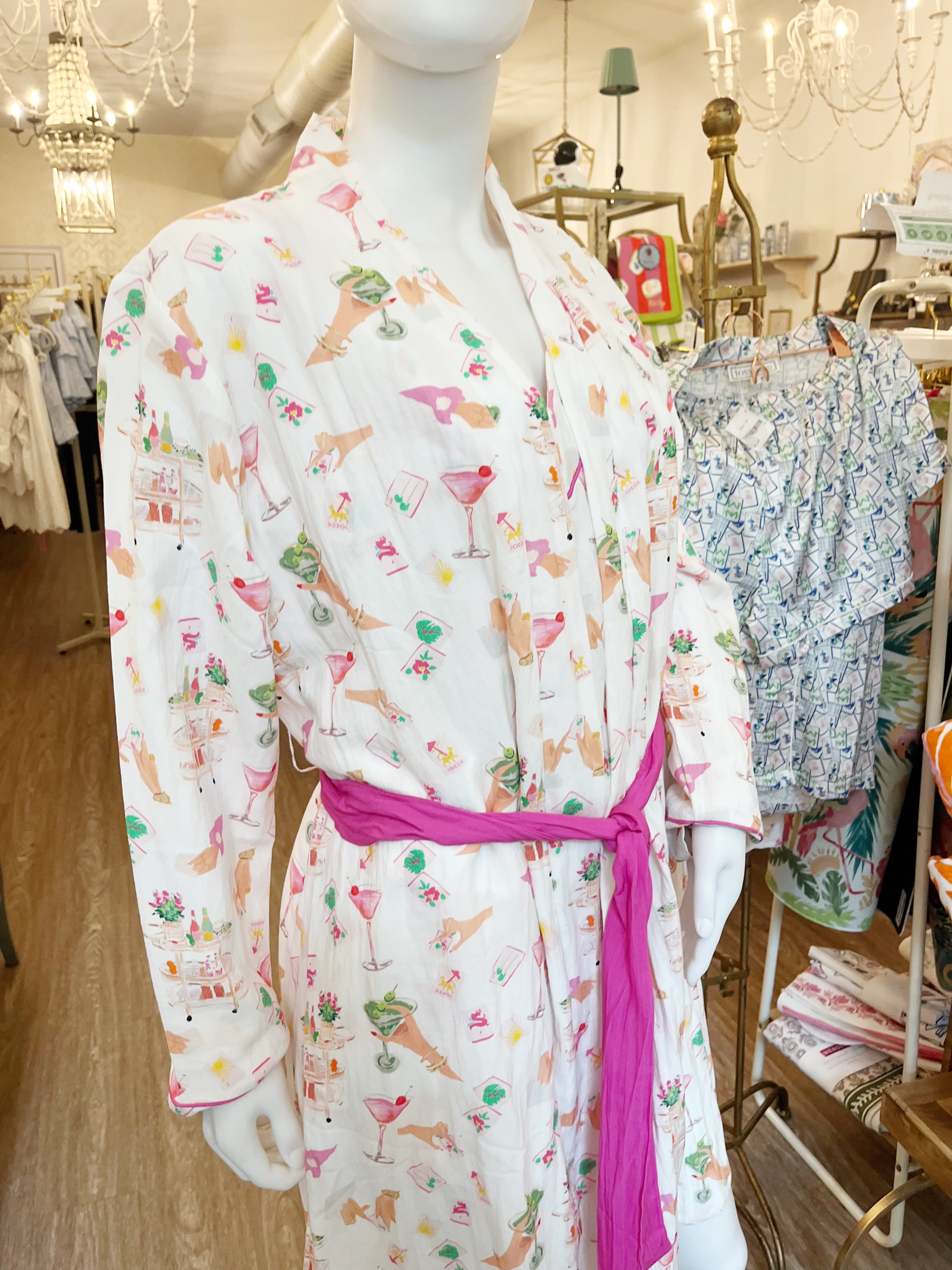 MAHJONG! - Tie Front Robe