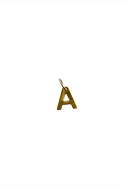 Charm Bar - Large Gold Initial Letter Charms