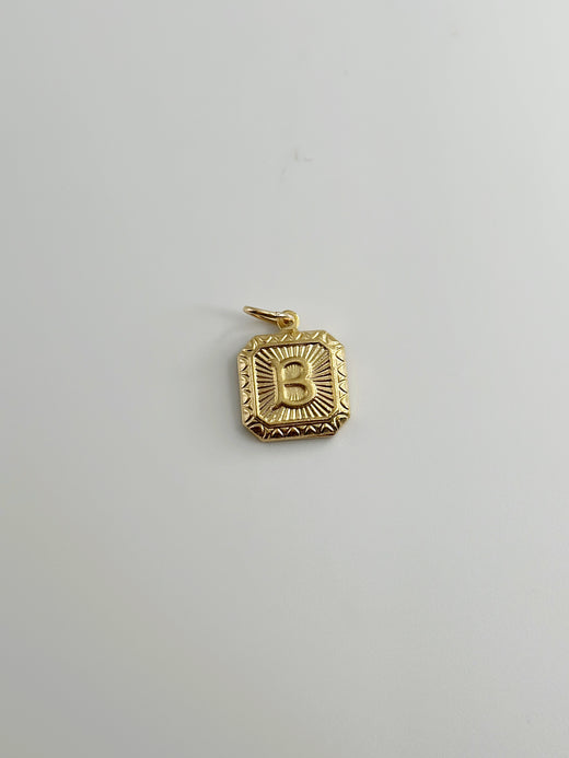 Initial Charm - Square Initial Letter