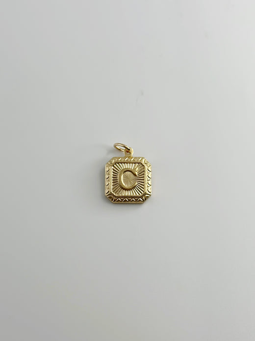 Initial Charm - Square Initial Letter